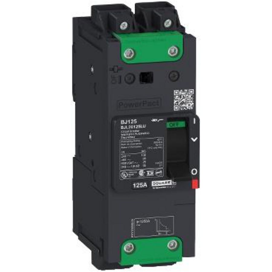 Circuit breaker PowerPact B 80A 2P 600Y/347V AC 14kA at 600Y