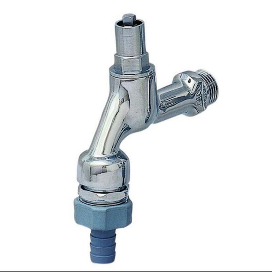 Beluchterkraan matverchr. 1/2&quot;met keerklep VVE=20