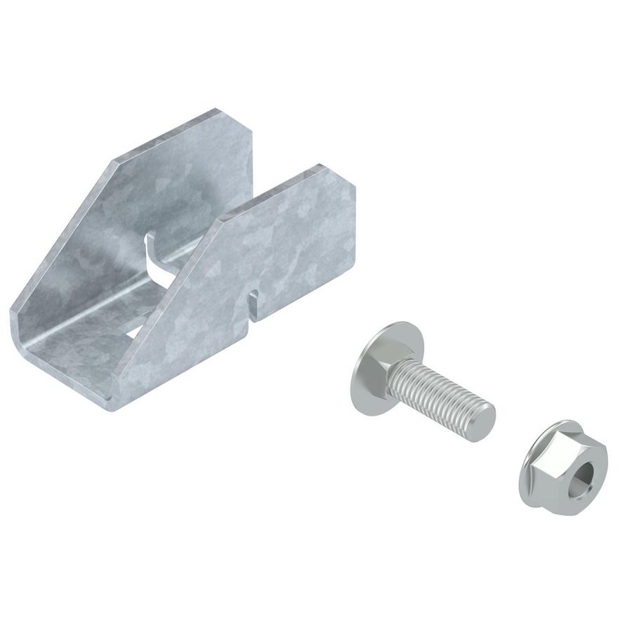 Kruisverbinding draagprofiel 40x40x80 Staal thermisch VVE=50