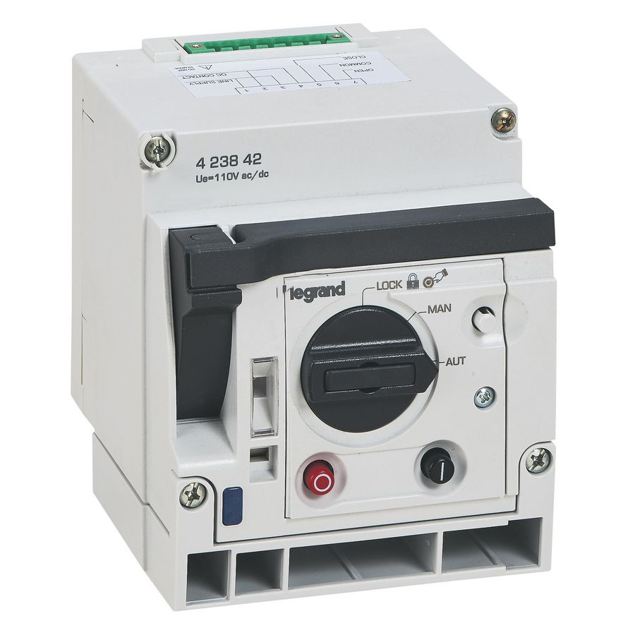 Motorbediening frontaal 110Vac/dc voor 250HP DPX3