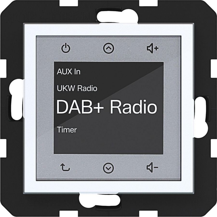 Radio touch DAB+ A.x/C.x lichtwit glanzend