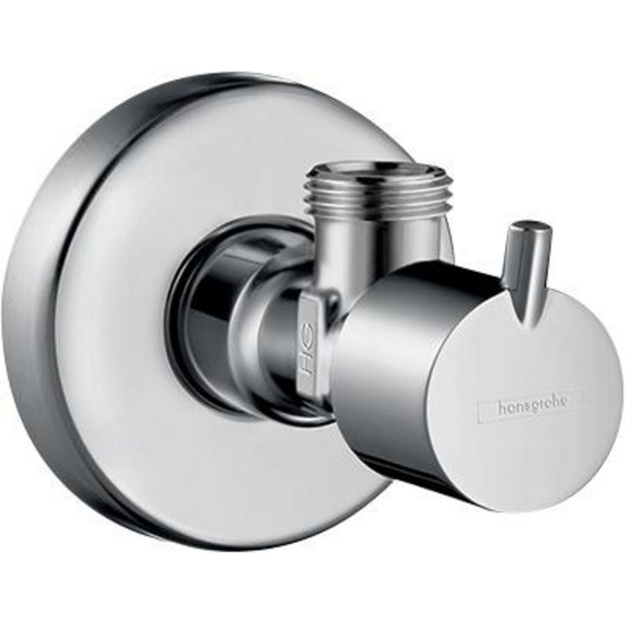 S-design hoekstopkraan chroom 3/8 diameter 10mm knel