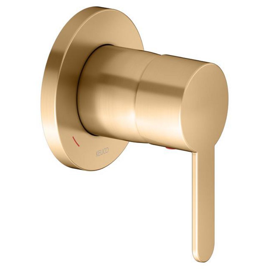 1-hendel mengkraan UP DN15 met rond rozet/IXMO Flat messing geb