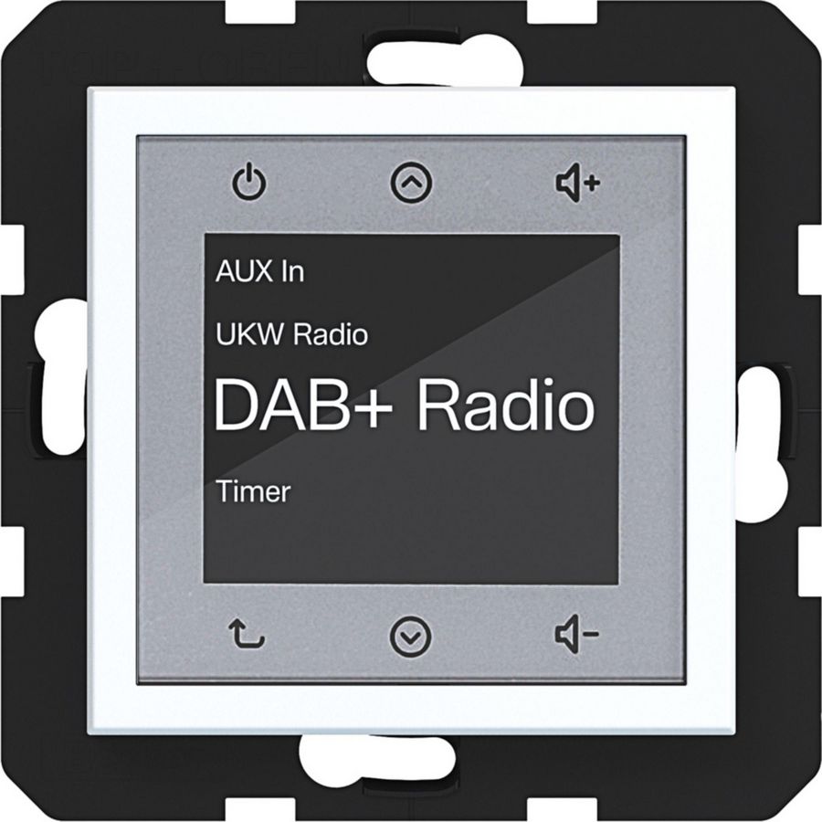Radio touch DAB+ A.x/C.x lichtwit mat