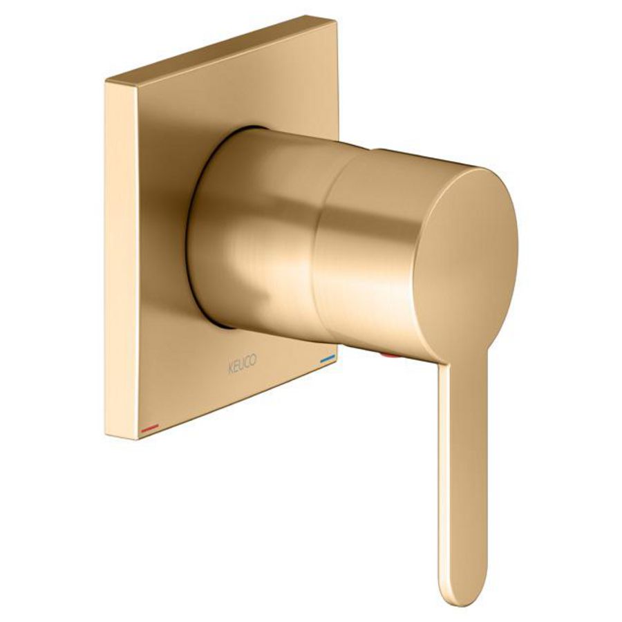 1-hendel mengkraan UP DN15 met vierkant rozet/IXMO Flat messing