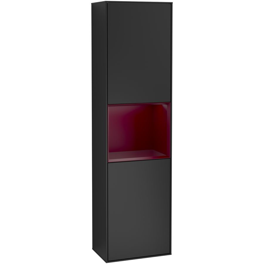 Hoge kast Finion 418x1516x270mm Black Matt Lacquer F460HBPD