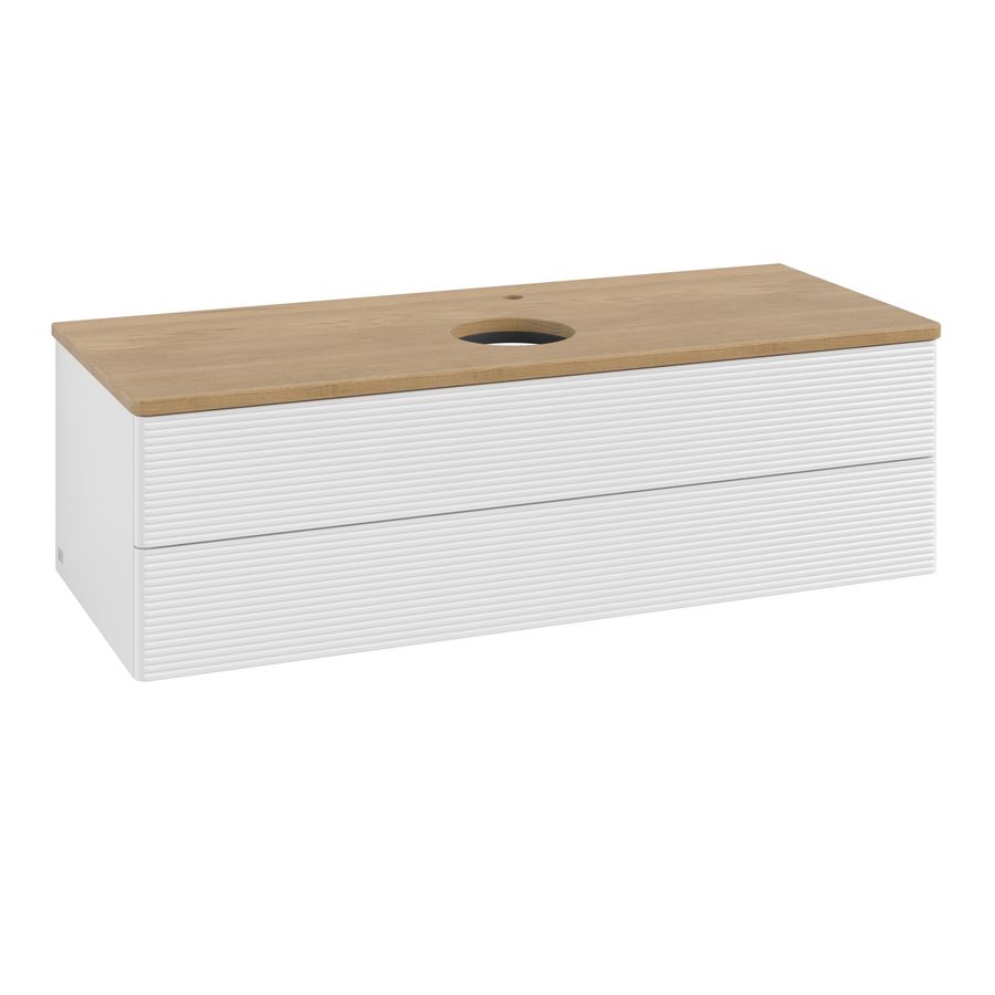 Wastafelonderkast Antao 1200x360x500mm G.White.L L21151GF