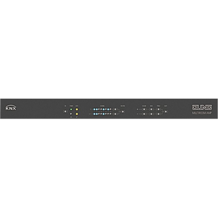 Multiroom versterker 8 Ausgänge Stereo KNX
