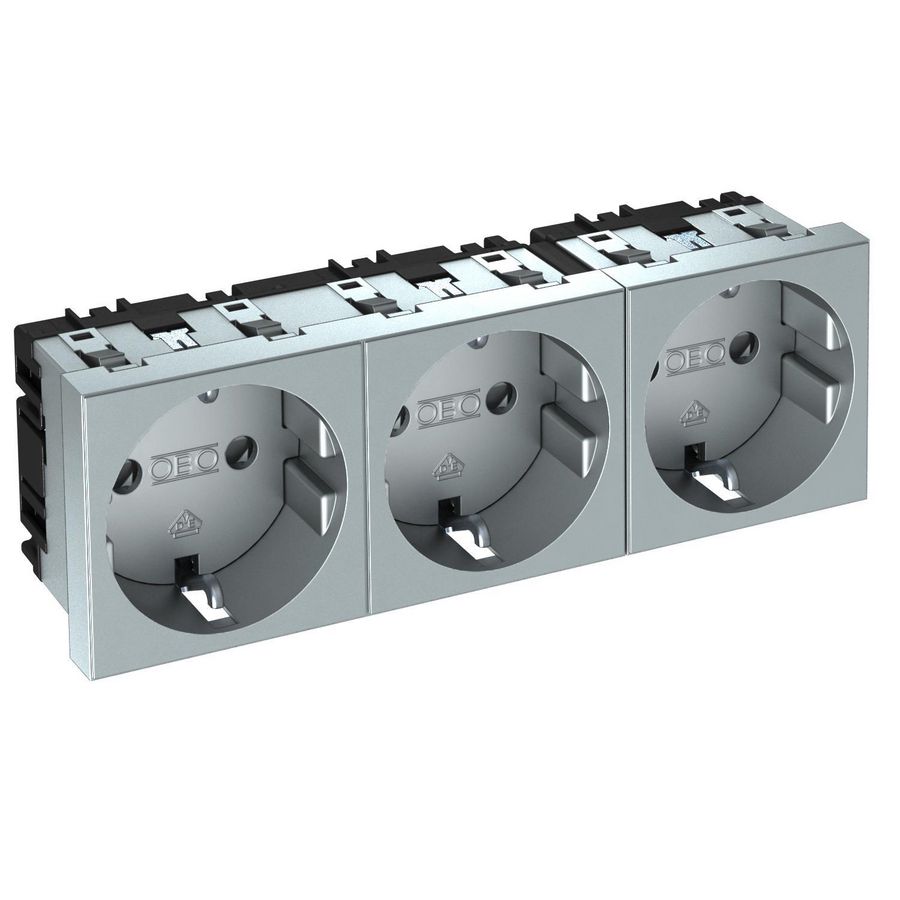 Contactdoos 3-vdg 0gr 250V 10/16A carbonaat 6120052