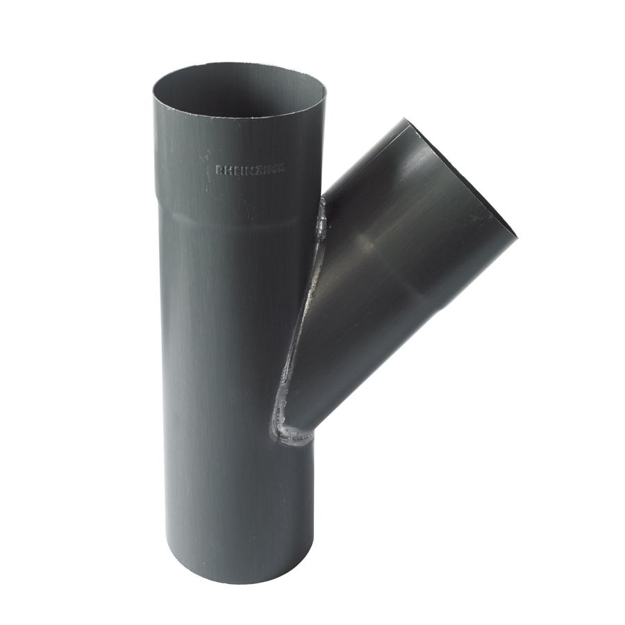 Zinken graphite-grey HWA T-stuk 100mm 45°