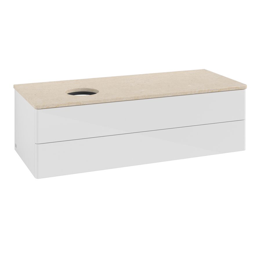 Wastafelonderkast Antao 1200x360x500mm G.White.L L22013GF