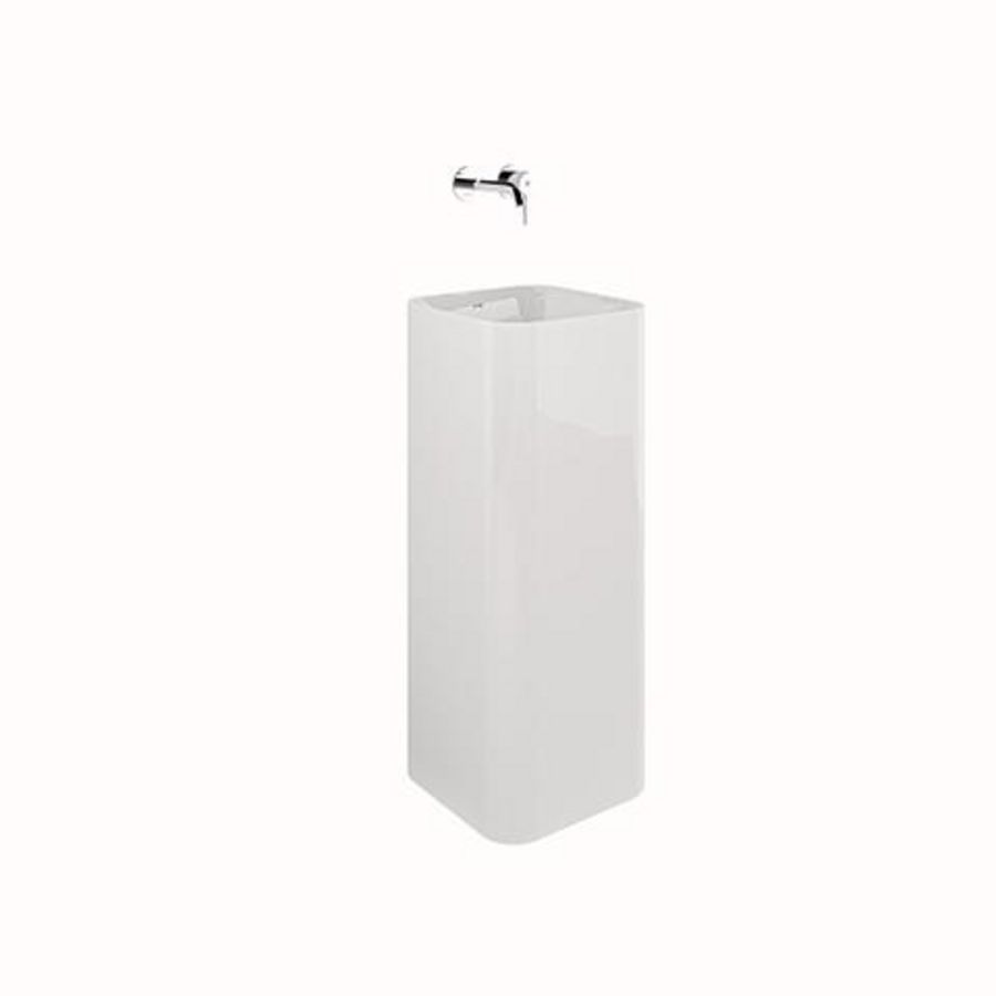 Resa Wastafel 36X36X90 Vrijstaand Wit