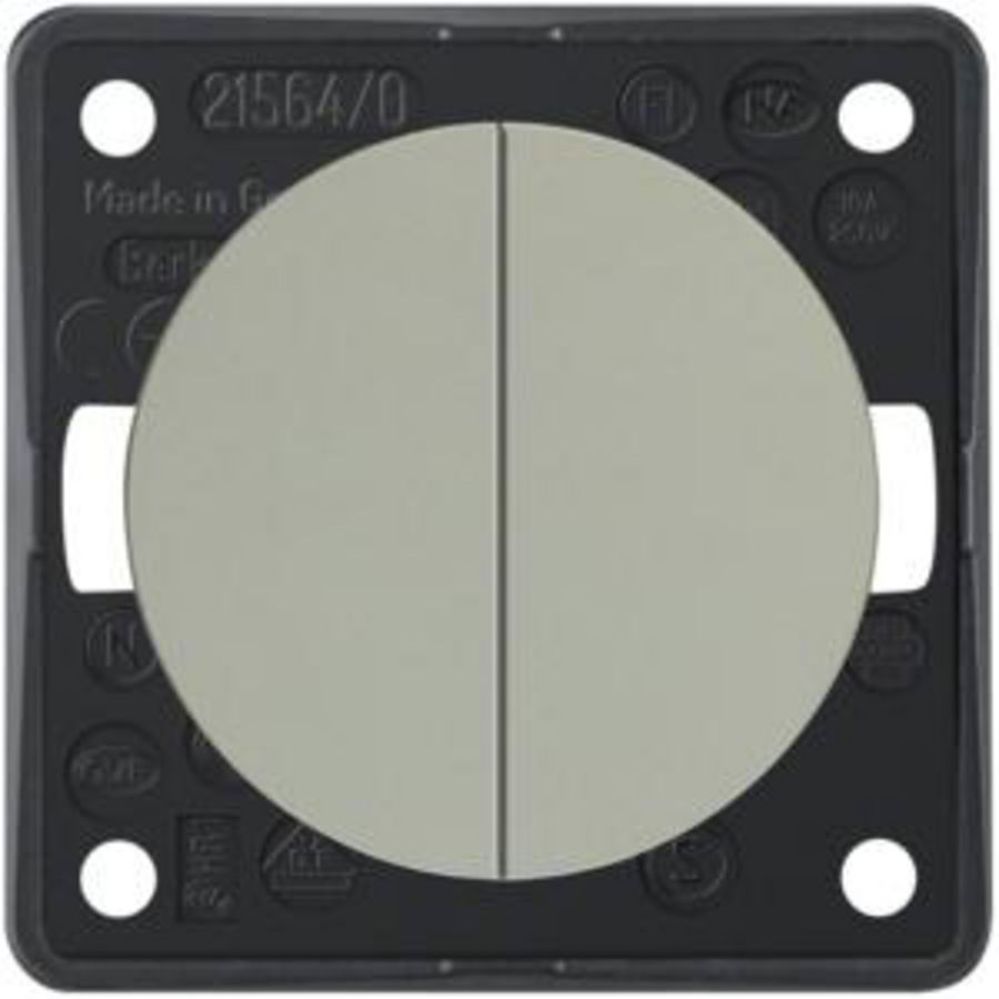 Wippenimpulsdrukker chroom mat Integro