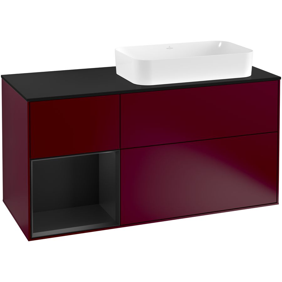 Wastafelonderkast Finion 1200x603x501mm Peony Matt Lacquer G272PDHB