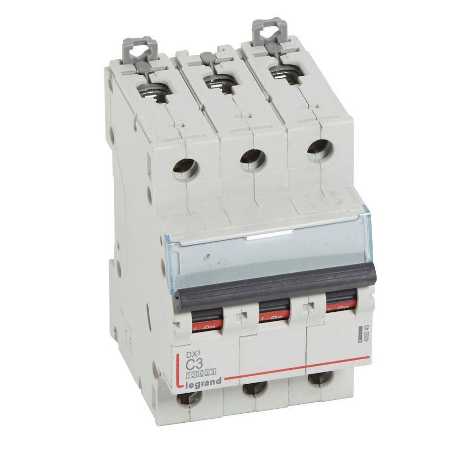 Installatieautomaat MCB DX³ 3-polig C-karakteristiek 3A 10000A