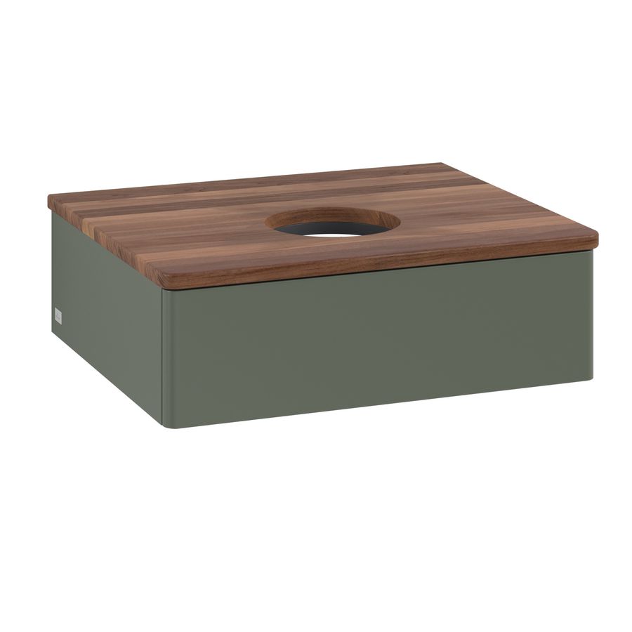Wastafelonderkast Antao 600x190x500mm L.Green Matt Lacquer K07012HL