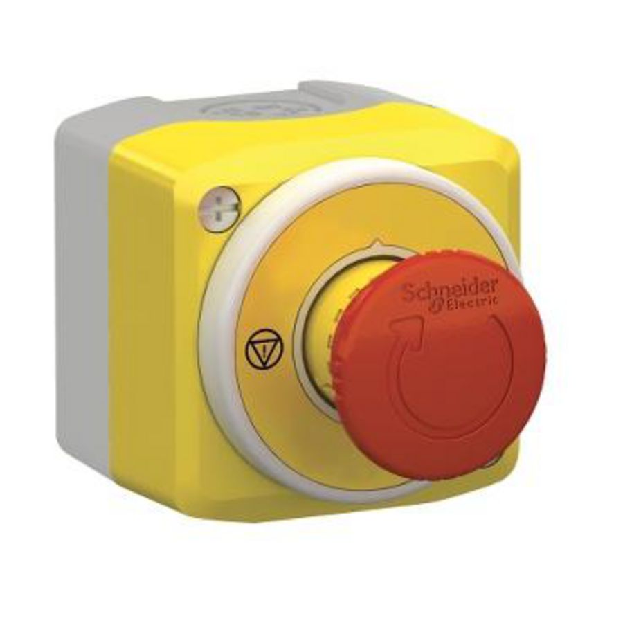 Ring with e. stop d40 ttr control box 24V white/red fixe iIL