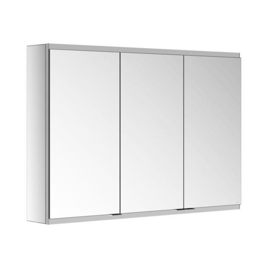 Spiegelkast opbouw onverl. 1xwcd/1xusb 1050x700x160mm zil. 800301000100300