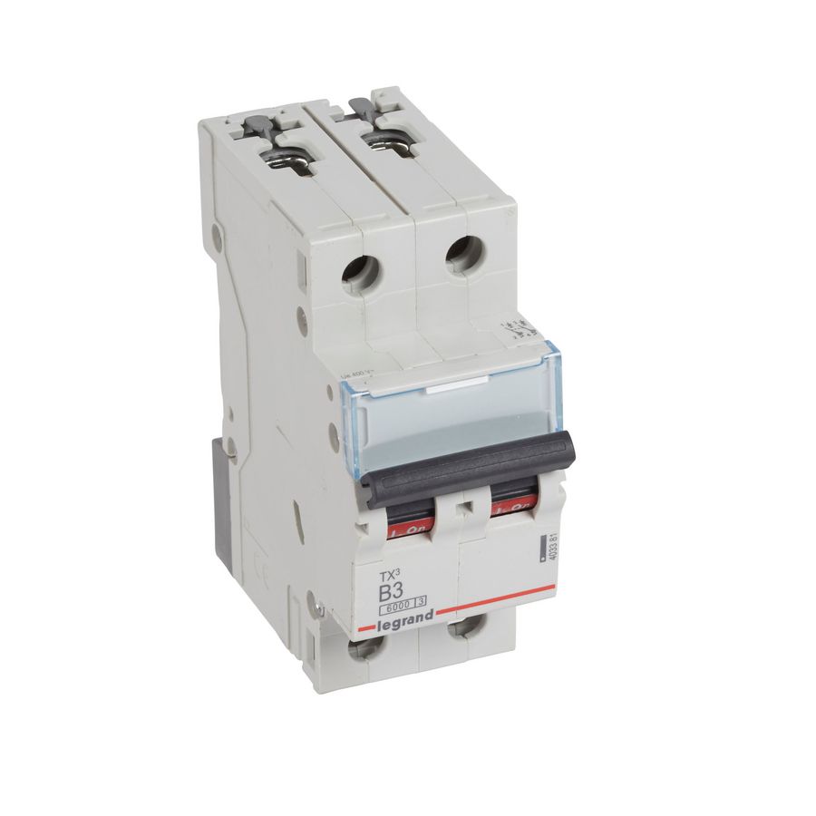 Installatieautomaat MCB TX3 2-polig B-karakteristiek 3A 6000A