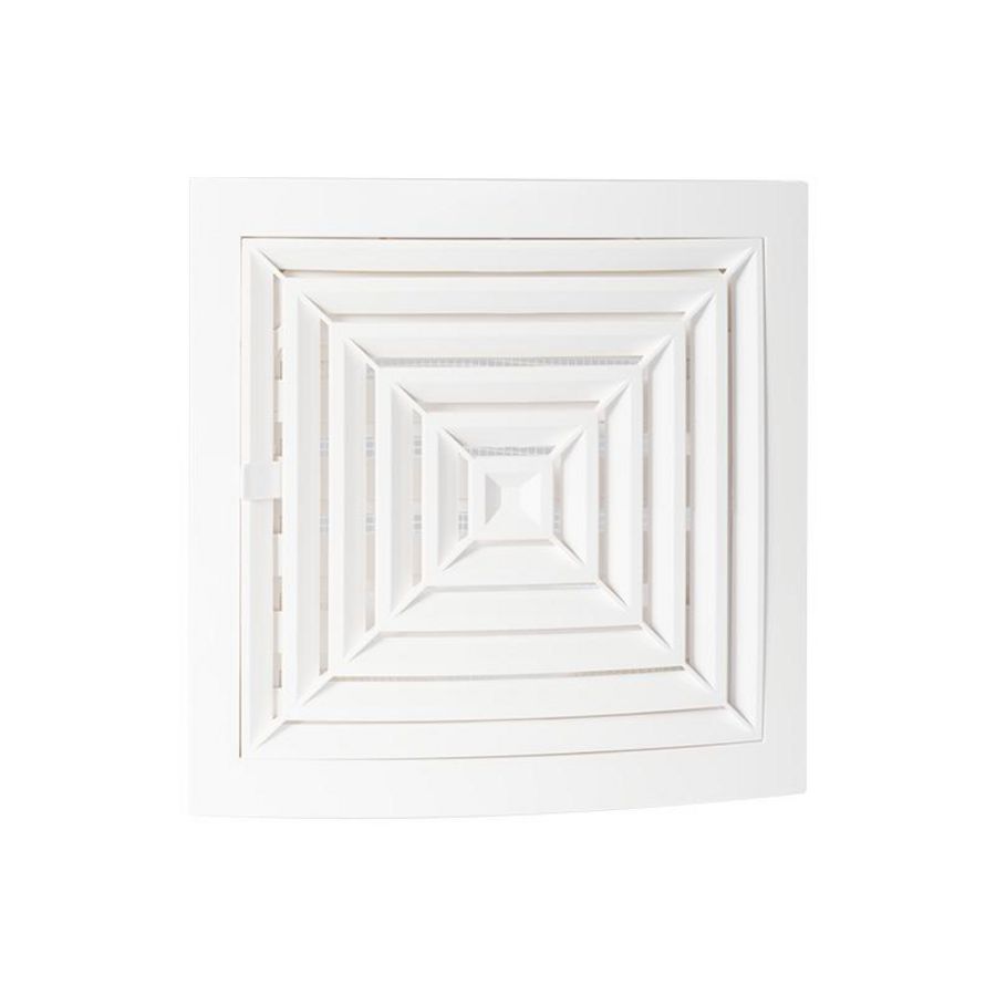 Ventilatierooster Ø125mm wit de luxe