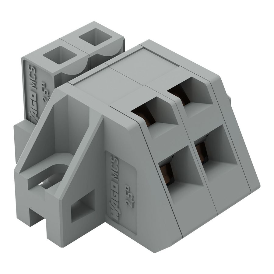 1-draads FE steker HA 2,5mm² grijs 731-502/031-000 VVE=100
