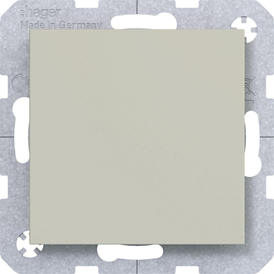 Blindplaat met centraalplaat A.x/C.x pebble mat