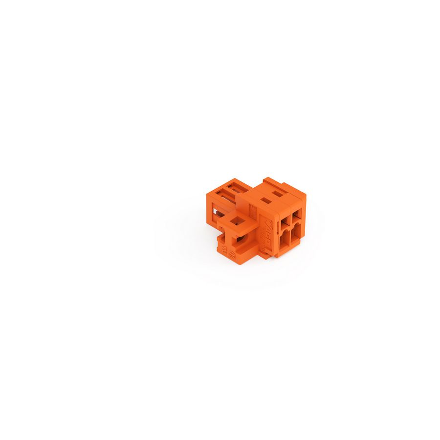 1-draads male steker 1,5mm² oranje 734-332/019-000 VVE=100