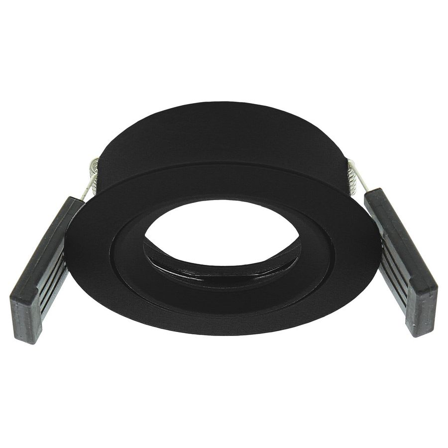 Rond Lumiko modulair inbouw armatuur 78mm zwart kantelbaar