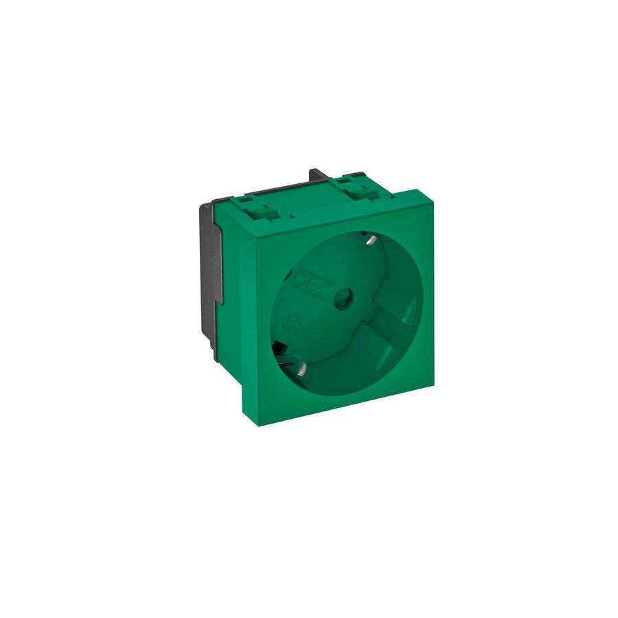 Contactdoos 1-vdg 33gr 250V 10/16A carbonaat