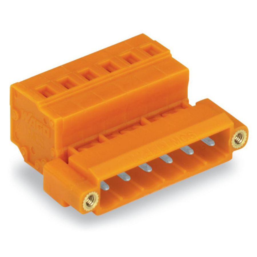 1-draads male steker 2,5mm² oranje 231-632/109-000 VVE=100