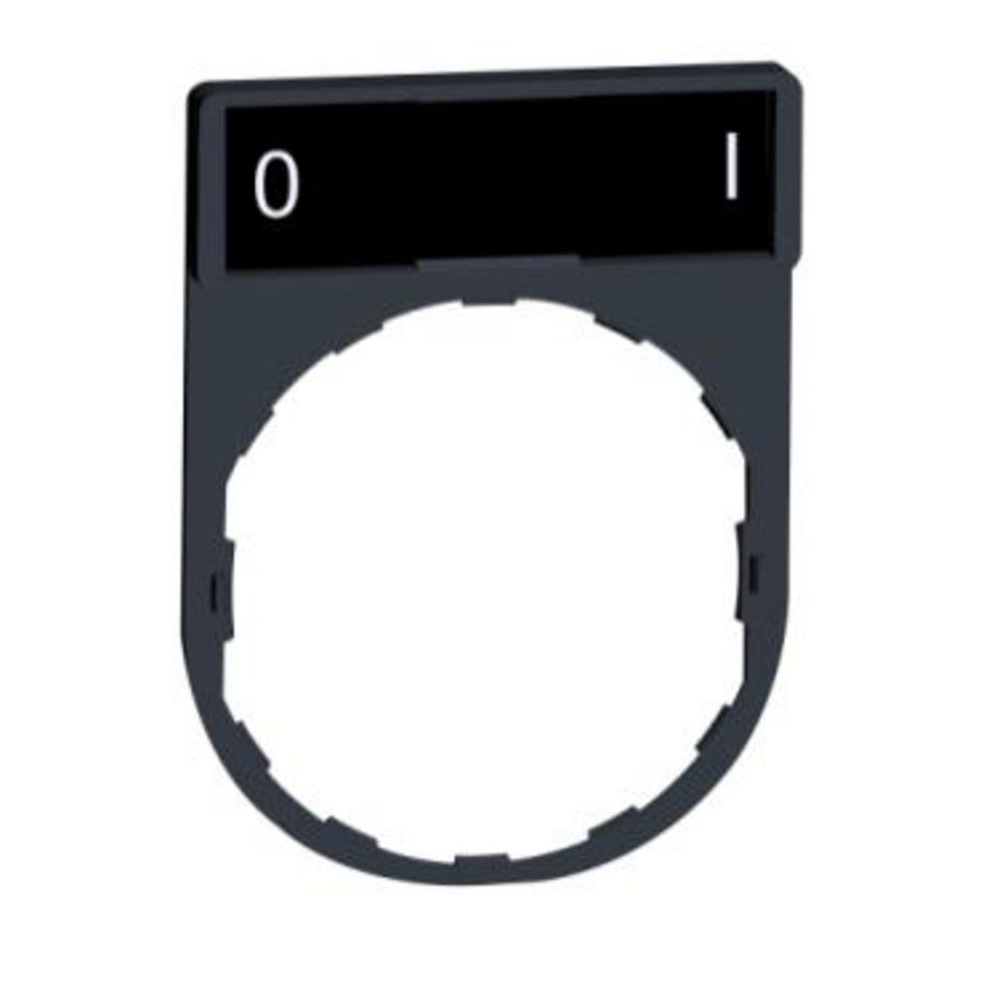 Schild 30x40mm etiket 8x27mmO-I" Harmony XB4/XB5 VVE=10