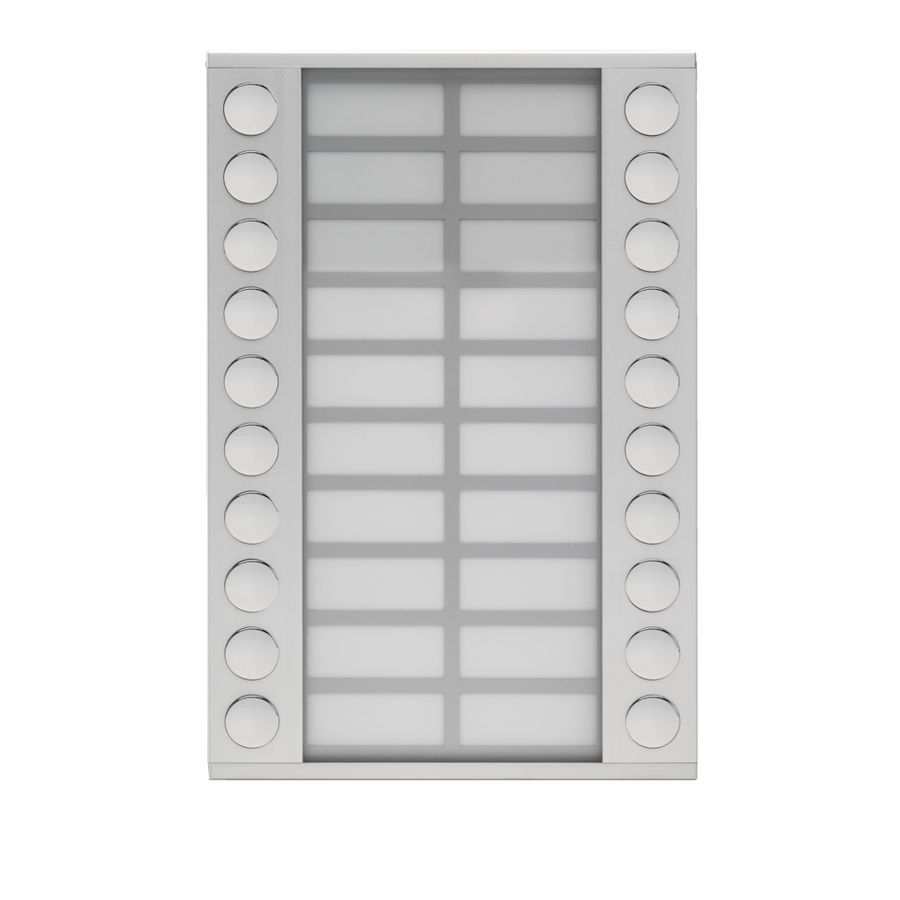 Uitbreidingsmodule 20 bellen in 2 rijen opb.buitenpost 20mm