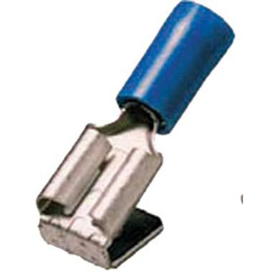 Geisoleerd steekverdeler 1,5-2,5mm² 6,3x0,8 blauw VVE=100