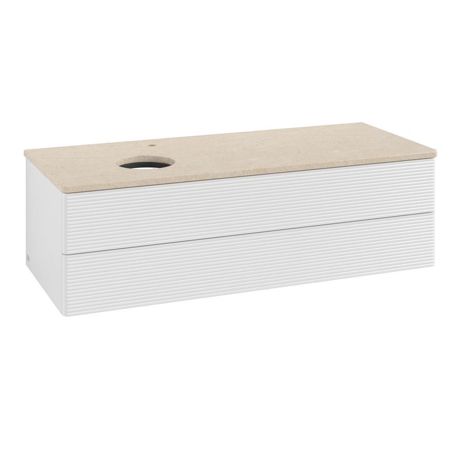 Wastafelonderkast Antao 1200x360x500mm G.White.L L22153GF