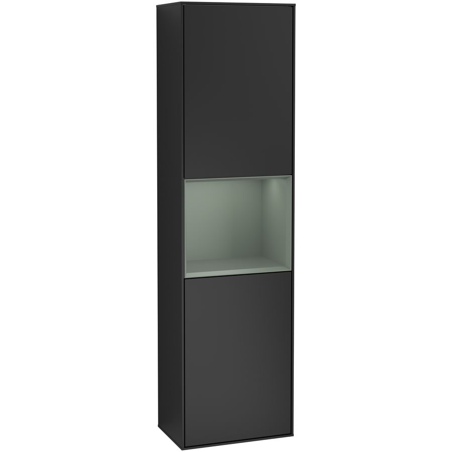 Hoge kast Finion 418x1516x270mm Black Matt Lacquer G460GMPD