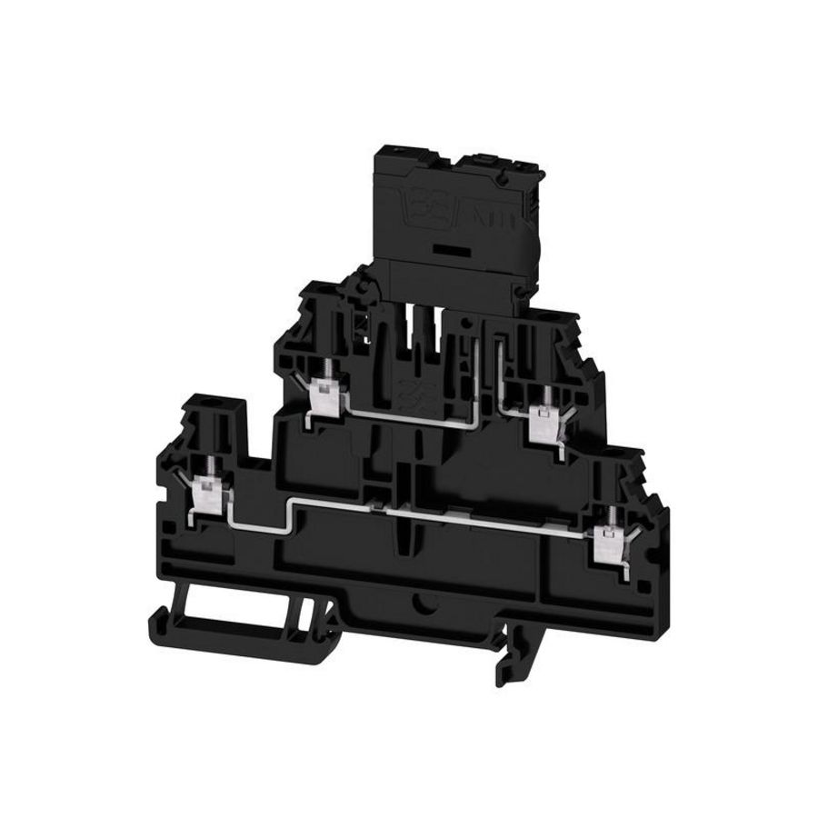 Zekeringsklem zwart 4mm² 6.3A 500V 2894000000 VVE=50