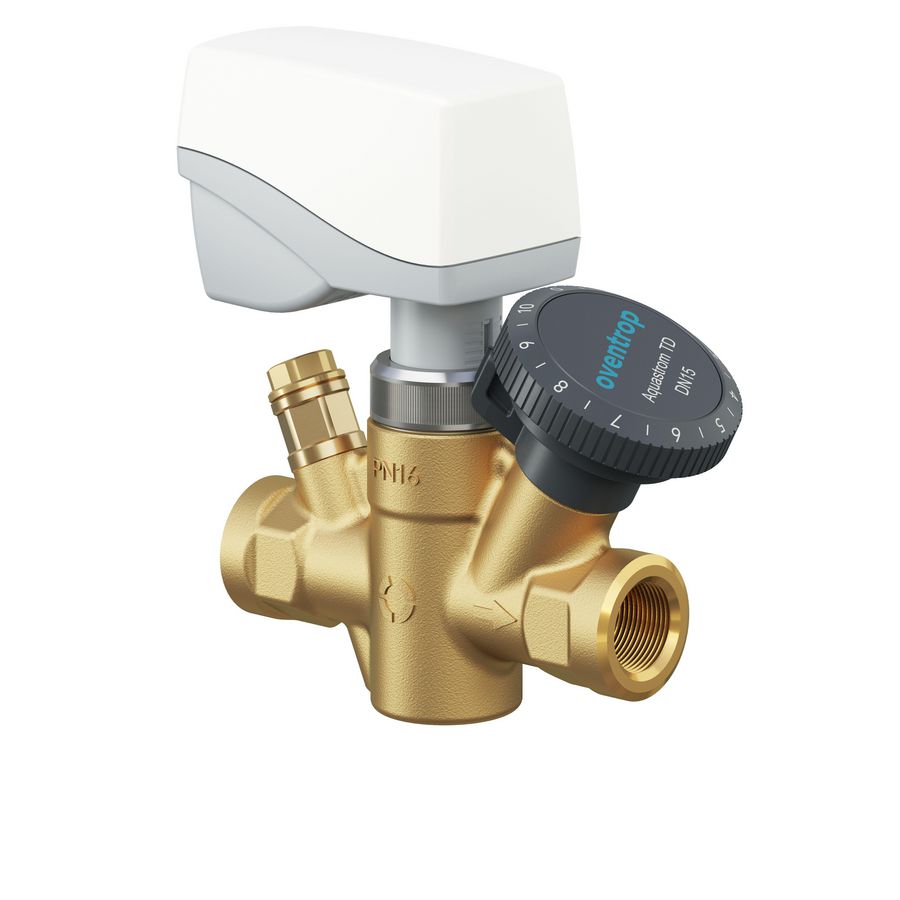 Aquastrom TD el. circulatieregelklep DN 15, G 3/4 bu.dr. M.F