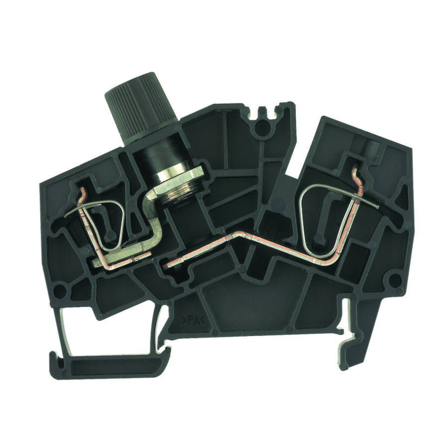 Zekeringsklem zwart 6mm² 10A 500V 1820930000 VVE=20