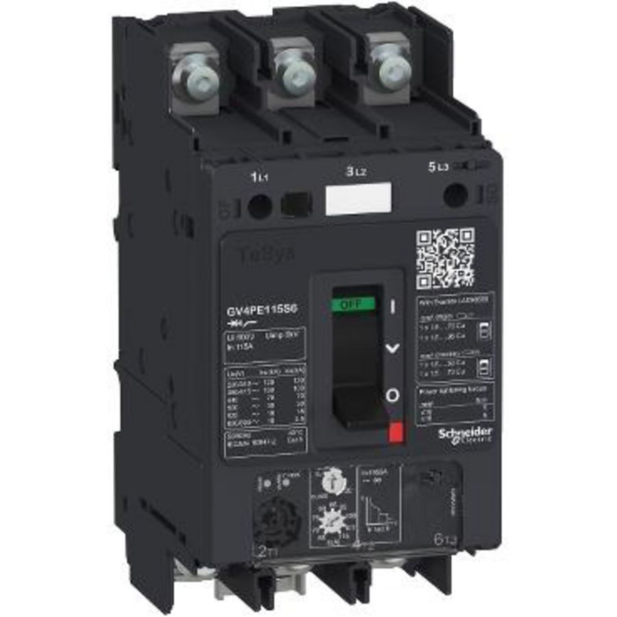 Vermogensschakelaar Thermisch/Magnetisch 115A 3P K TeSys GV4