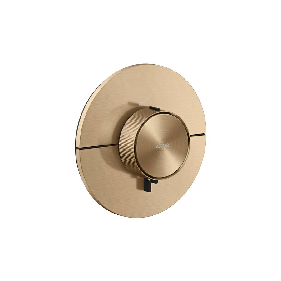 Thermafbouwdeel Highflow rond Brushed Bronze ShowerSelect ID