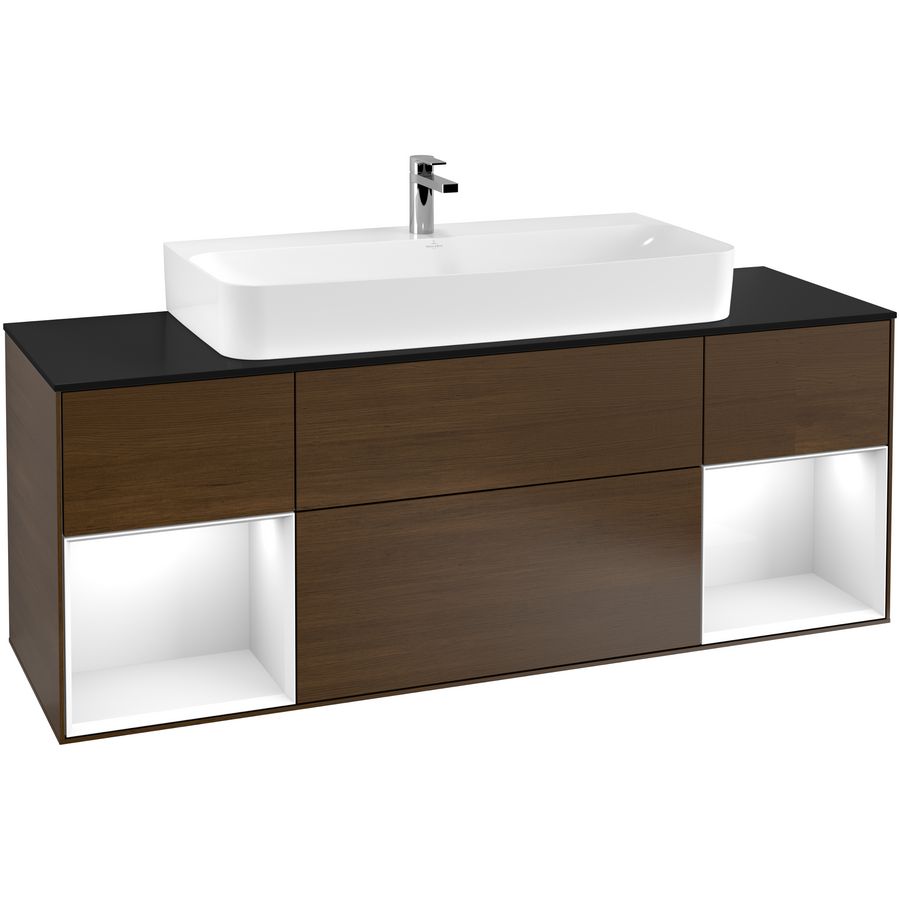 Wastafelonderkast Finion 1600x603x501mm W.Veneer G212GFGN