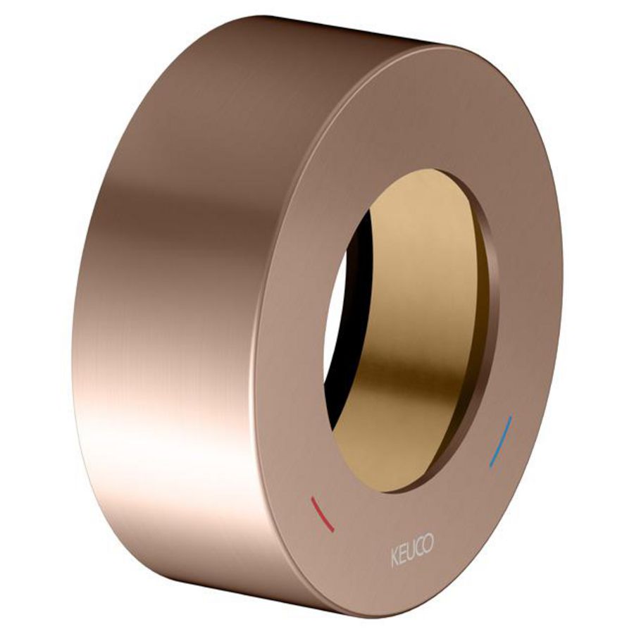 Verlengings-rozet voor 1-h-mengkraan/rond hoogte 25mm rood