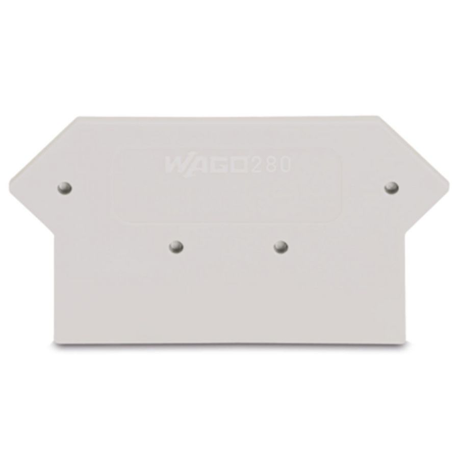 Afsluit-+tussenplaat 2,5mm li.grijs 280-362 VVE=25