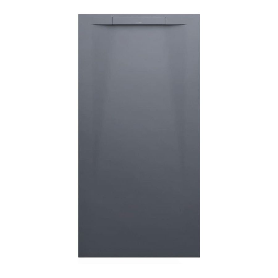 Pro S douchevloer 1600x800mm afvoer korte zijde Marbond anthracite