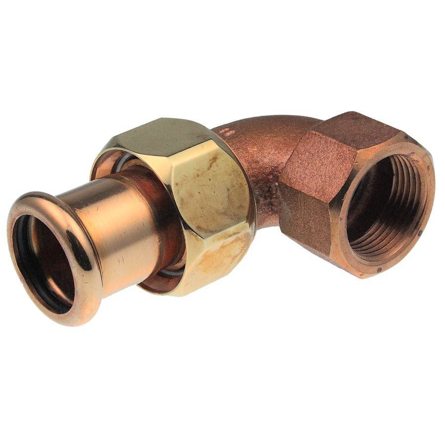 3-del. koppeling XPress CU 18x1/2" bn. vlakd. 6096G VVE=5