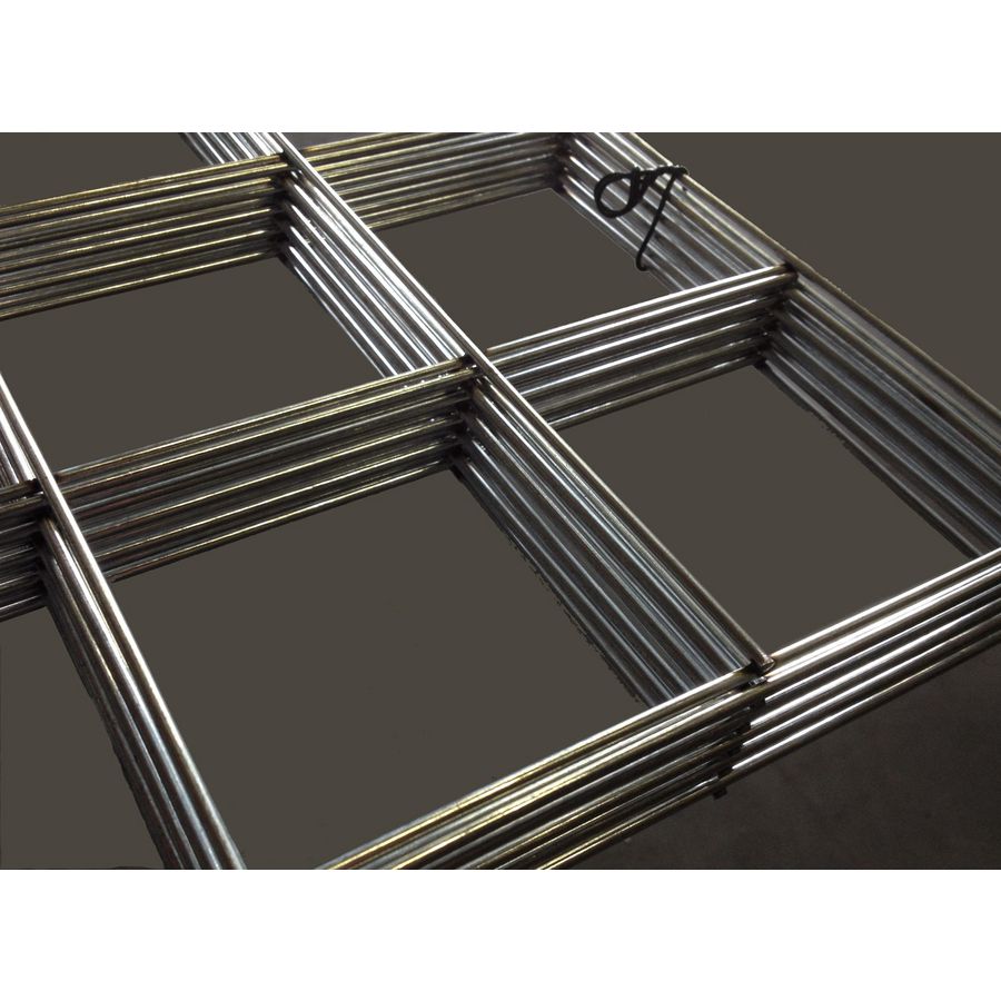 Staaldraadmat 2100x1200mm (2,52m²) maas 100x100mm gegalvaniseerd