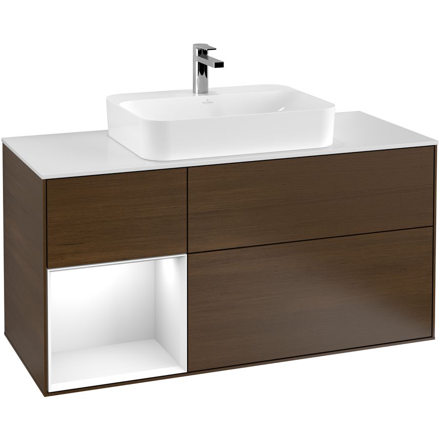 Wastafelonderkast Finion 1200x603x501mm W.Veneer G411GFGN