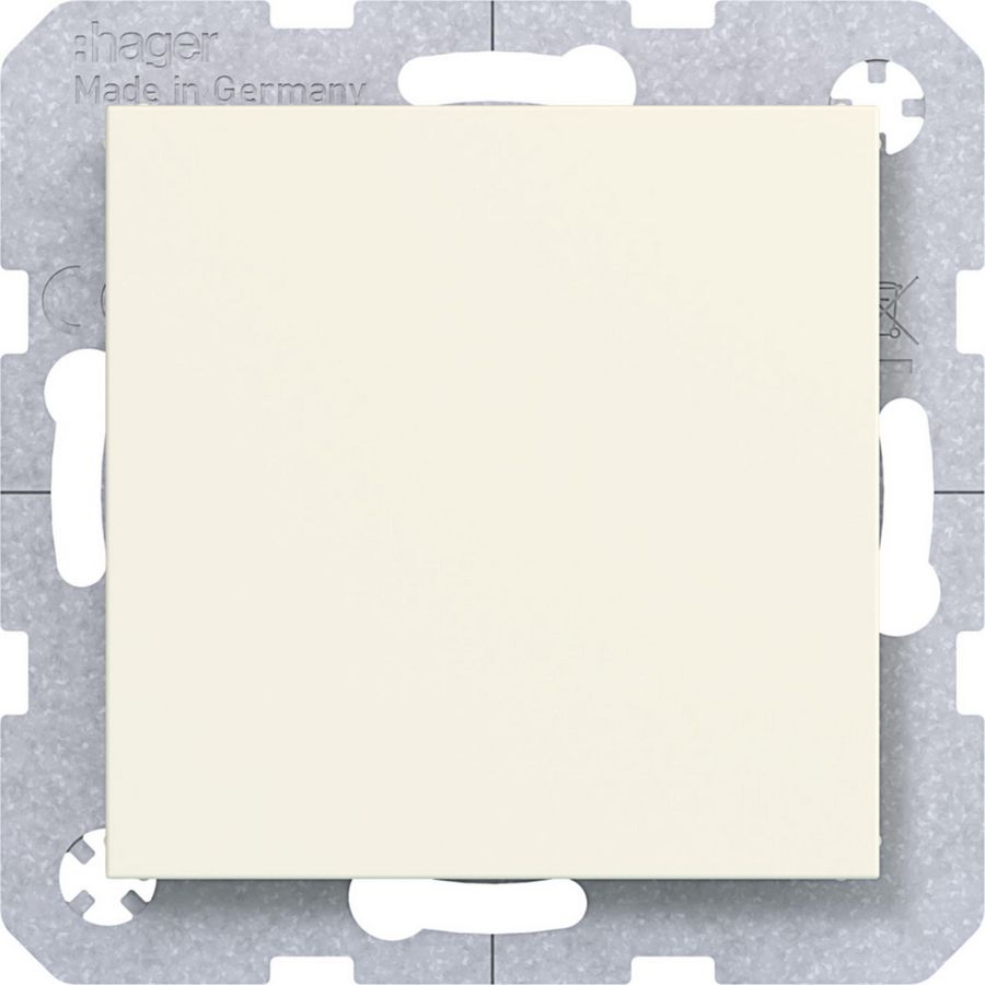 Blindplaat met centraalplaat A.x/C.x shell mat