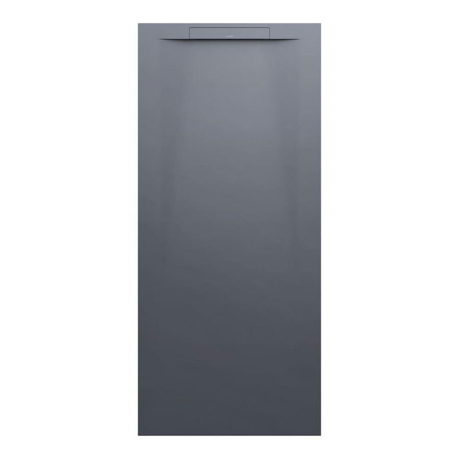 Pro S douchevloer 180x800mm afvoer korte zijde Marbond anthracite