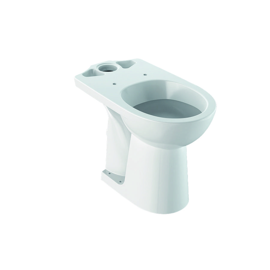 300 Comfort closet tbv duoblok verhoogd +6cm diepspoel PK. wit (excl. zitting / reservoir)